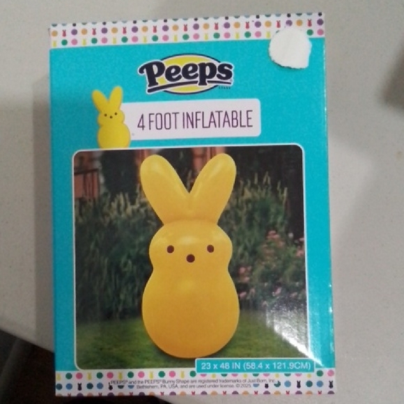 Peeps Other - COPY - PEEP Yellow Inflatable Bunny
